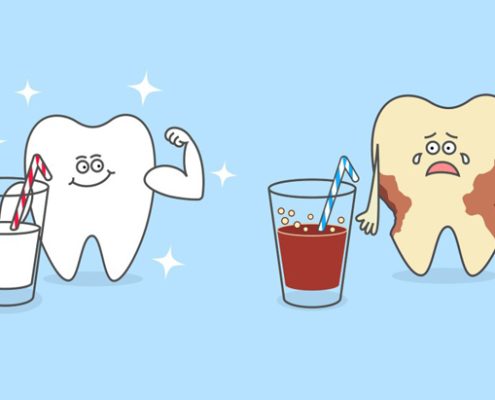 نوشیدنی های مفید برای دندان  چه کسانی به بیماری لثه مبتلا می شوند؟ noshidanimofid Arasteh 495x400